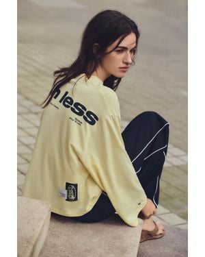 Pull&Bear Long Sleeve T-Shirt - Yellow