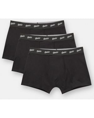 Pull&Bear 3-Pack Of Stwd Logo Boxers - Black
