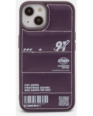 Pull&Bear Quilted Stwd Iphone Case - Purple