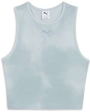 PUMA Tie-Dye Tankop Damen - Blau