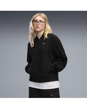 PUMA Chaqueta Con Cremallera Class Para Mujer, Ropa, Negro