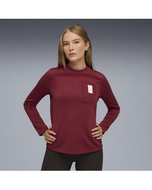 PUMA X Saysky T-Shirt Met Lange Mouwen Voor Maat - Rood