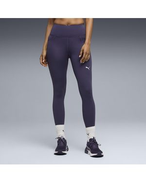PUMA Train All Day Essentials High-Waisted 7/8 Training Leggings - Blue