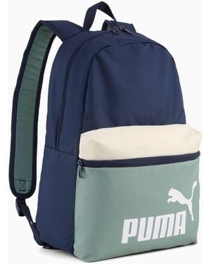 PUMA Phase Colour-Block Rugzak - Blauw