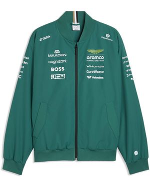 PUMA X Aston Martin Aramco F1Â Team Replica Bomber Jacket - Green
