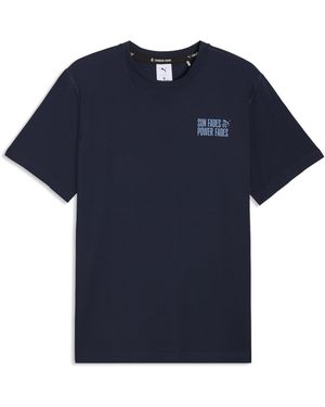 PUMA X Reigning Champ Lifestyle Golf-T-Shirt Herren, Accessoires - Blau