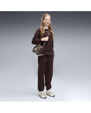 PUMA Chándal Loungewear Extragrande Juvenil, Ropa, Marrón - Negro