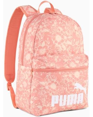 PUMA Phase 22 L Rugzak Met All-Over-Print - Roze