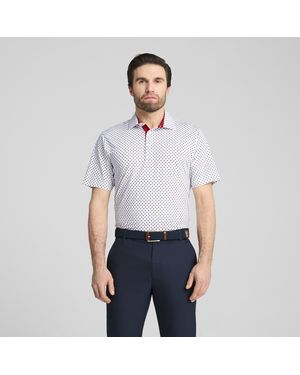 PUMA Mattr Burgh Golf-Poloshirt Herren - Weiß