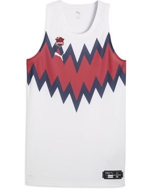 PUMA Saski Baskonia Pro Basketball Auswärtstrikot Herren - Weiß