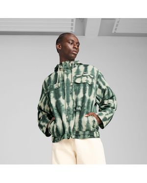 PUMA Palais Artisan Seersuckerjack - Groen