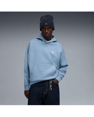 PUMA Wardrobe Ess Boxy Hoodie - Blue