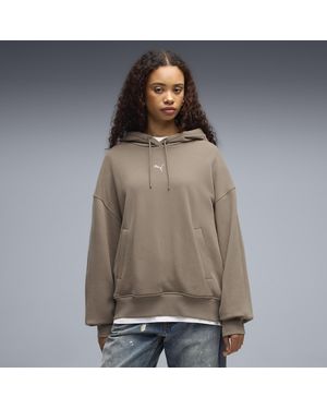 PUMA Essentials Oversized Hoodie - Brown