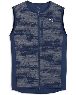 PUMA Brightstride Primaloft Heat Insulation Running Vest - Blue