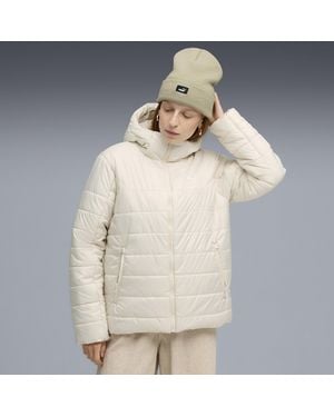 PUMA Ess Hooded Padded Jacket - Natural
