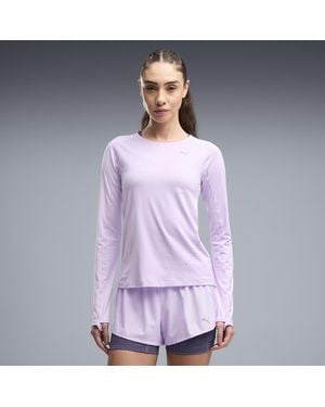 PUMA Run Cloudspun Ultra Soft Long Sleeve Running Top - Purple