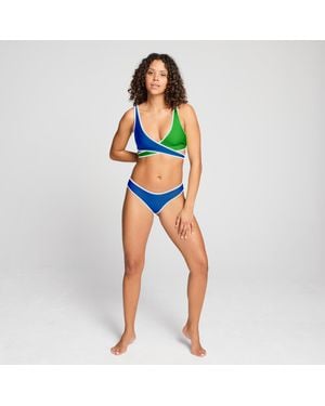 PUMA Korte Bikinitop Voor - Groen