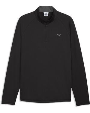 PUMA Pure Grid Golfjack Met Kwartrits Voor Maat - Zwart