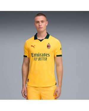 PUMA Ac Milan 25/26 Authentic Third Jersey Sunny/Dark Myrtle - Yellow