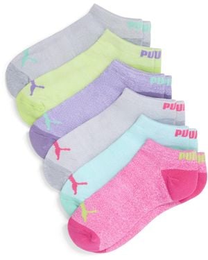 PUMA Half-Terry Low Cut Socks (3 Pairs) - Blue