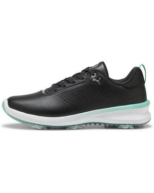 PUMA Ignite Blaze 2 Golf Scarpe Scarpe, Nero/Aquatic