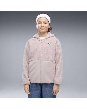 PUMA Essentials Elevated Winterized Relaxed Sweatjacke Teenager, Kleidung - Pink