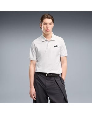 PUMA Essentials No. 1-logo Piqué Polo - Wit