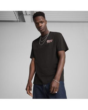 PUMA T-Shirt Graphics Moto Vestibilità Comoda Da Uomo - Nero