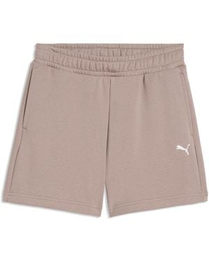 PUMA Wardrobe Essentials Relaxed Shorts - Brown