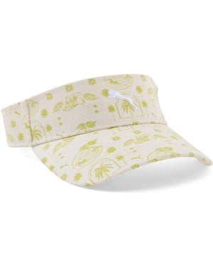 PUMA Sunset Adjustable Visor Hat - White