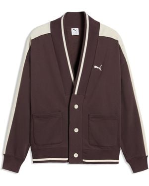 PUMA Wardrobe Essentials Oversized Strickjacke Accessoires - Braun