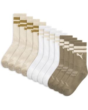 PUMA 6 Pack 1/2 Terry Crew - Metallic