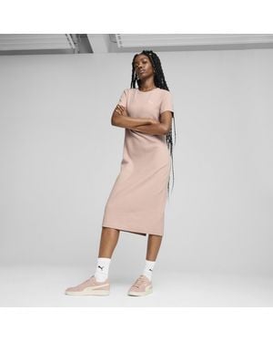 PUMA Her Kleid Damen - Natur
