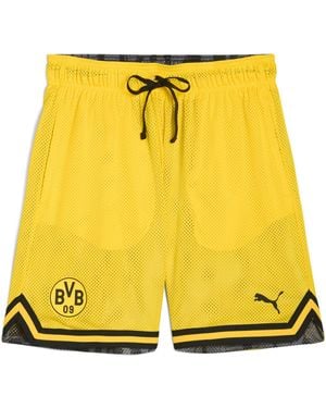 PUMA Hoops X Borussia Dortmund Shorts Herren - Gelb
