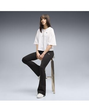 PUMA Essentials High-Waist Flared Leggings - Black