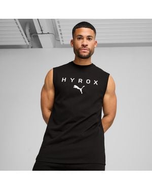 PUMA X Hyrox Afgeknipte Tanktop Voor - Zwart