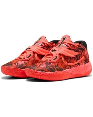 PUMA Mb.05 Flutter Mid Basketball Shoes - Red