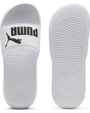 PUMA Ciabatte Popcat 20 Scarpe, Bianco - Grigio