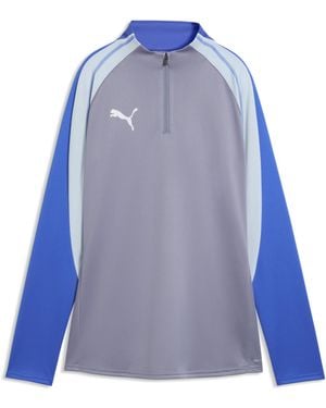 PUMA Individualblaze 1/4 Zip Football Top Shirt Galactic - Blue
