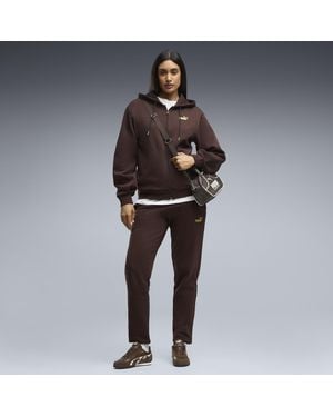 PUMA Metallic Trainingspak Met Capuchon Voor Maat - Zwart
