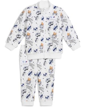 PUMA Bmw M Motorsport Jogging-Set Mit Allover-Print Baby - Weiß