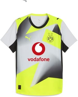 PUMA Camiseta Original Borussia Dortmund 2.ª Equipación 25/26 Para Hombre, Sport, Mist/Amarillo Alert