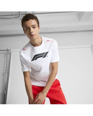 PUMA F1Â Ess+ Relaxed T-Shirt - White