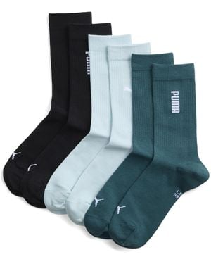 PUMA Crew-Socken (3Er-Pack) Accessoires - Blau