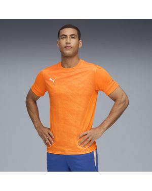 PUMA Individual Graphic Padeltrikot Herren, Kleidung, Heat Fire - Orange