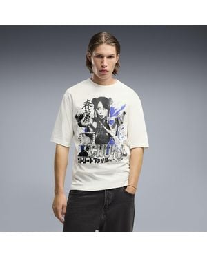 PUMA X Street Fighter Chun-Li Relaxed T-Shirt - Gray