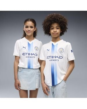 PUMA Camiseta Manchester City 3.ª Equipación 26/27 Juvenil, Ropa, Blanco - Azul