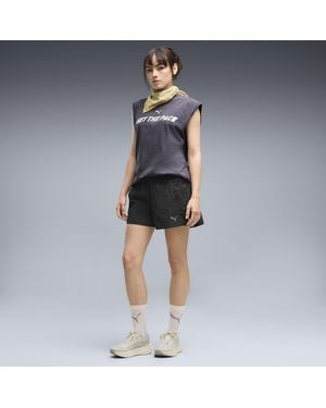 PUMA Run Culture Collective T7 Woven 4" Shorts - Black
