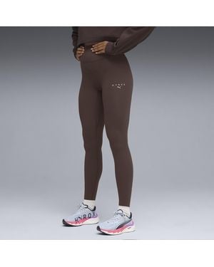 PUMA X Hyrox Shapeluxe High-Waist, 7/8 Training Tights - Brown