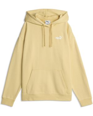 PUMA Sudadera Con Capucha Essentials De Corte Holgado Para Mujer, Ropa - Amarillo